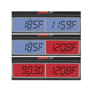 Dual Egt Gauge Rpm  Water Temp Fast Reacting