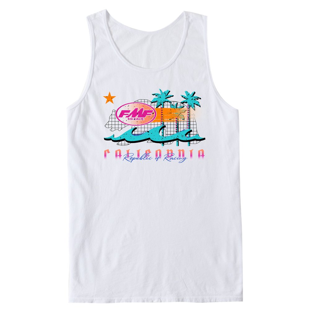 Wavy Tank White Xl