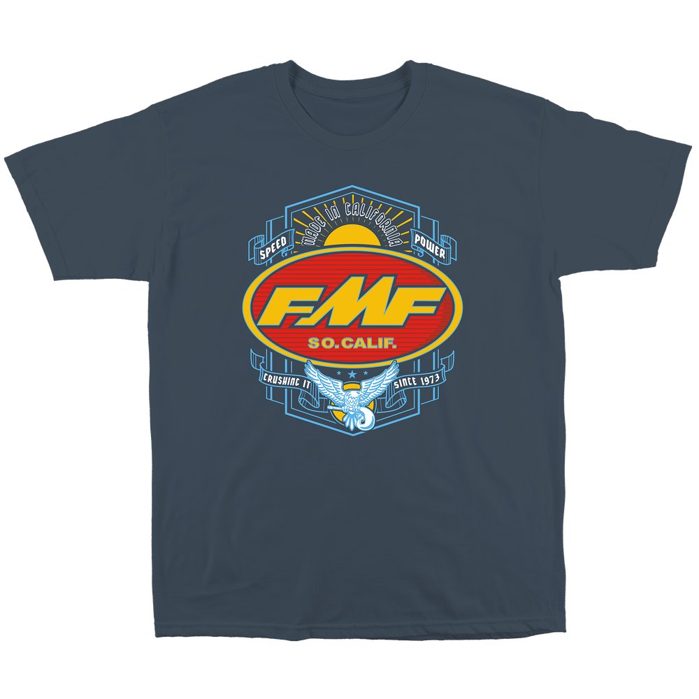Blacksmith Tee Steel Blue Md