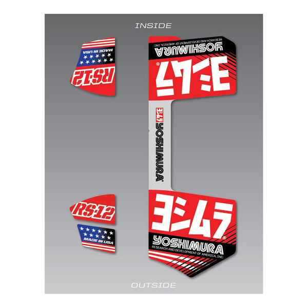 Yoshimura Rs 12 Muffler Decal Set