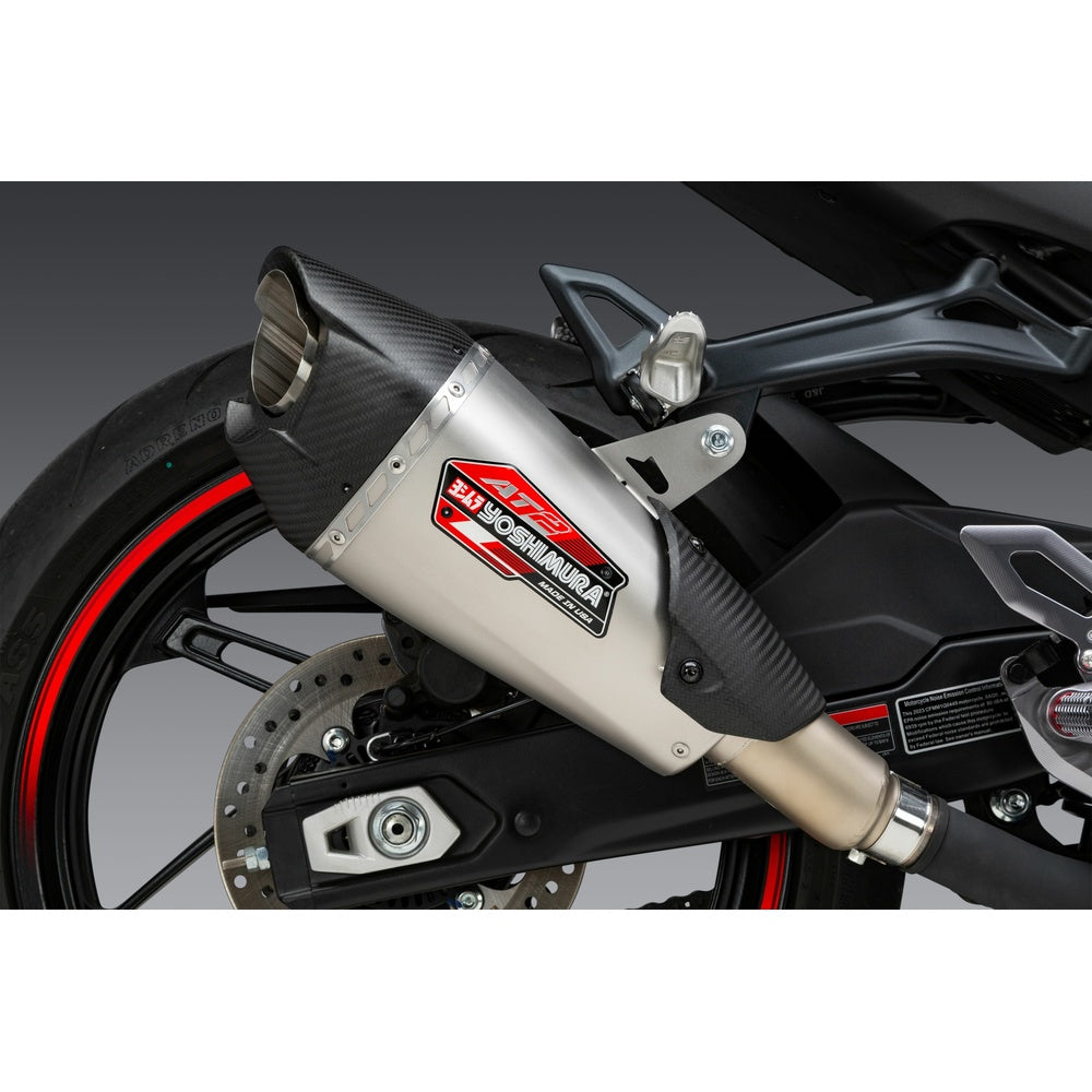 Exhaust Street At2 Slip On Ss/Ss/Cf