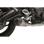 Yoshimura Exhaust At2 Race Fs Stainless/Stainless/Carbon Fiber Works - Triumph Trident 660 (2021-2023)