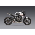 Yoshimura Exhaust At2 Race Fs Stainless/Stainless/Carbon Fiber Works - Triumph Trident 660 (2021-2023)