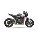 Yoshimura Exhaust At2 Race Fs Stainless/Stainless/Carbon Fiber Works - Triumph Trident 660 (2021-2023)