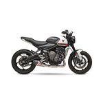 Yoshimura Exhaust At2 Race Fs Stainless/Stainless/Carbon Fiber Works - Triumph Trident 660 (2021-2023)
