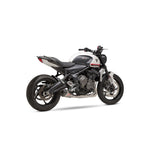 Yoshimura Exhaust At2 Race Fs Stainless/Stainless/Carbon Fiber Works - Triumph Trident 660 (2021-2023)