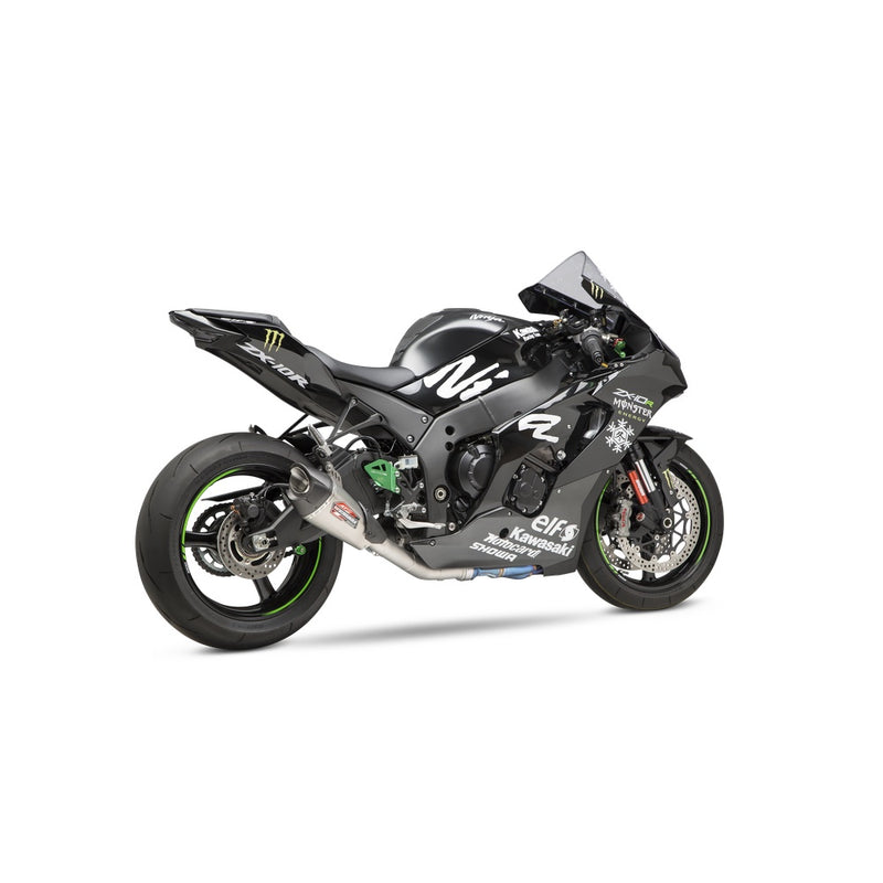 Yoshimura Exhaust Race At2 3/4 Sys Stainless/Carbon Fiber Kawasaki - Kawasaki Ninja ZX-10R (2021-2023)