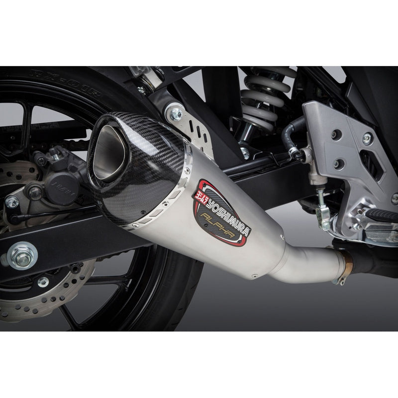 Yoshimura Exhaust Street Alpha T Slip On Ss Ss Cf