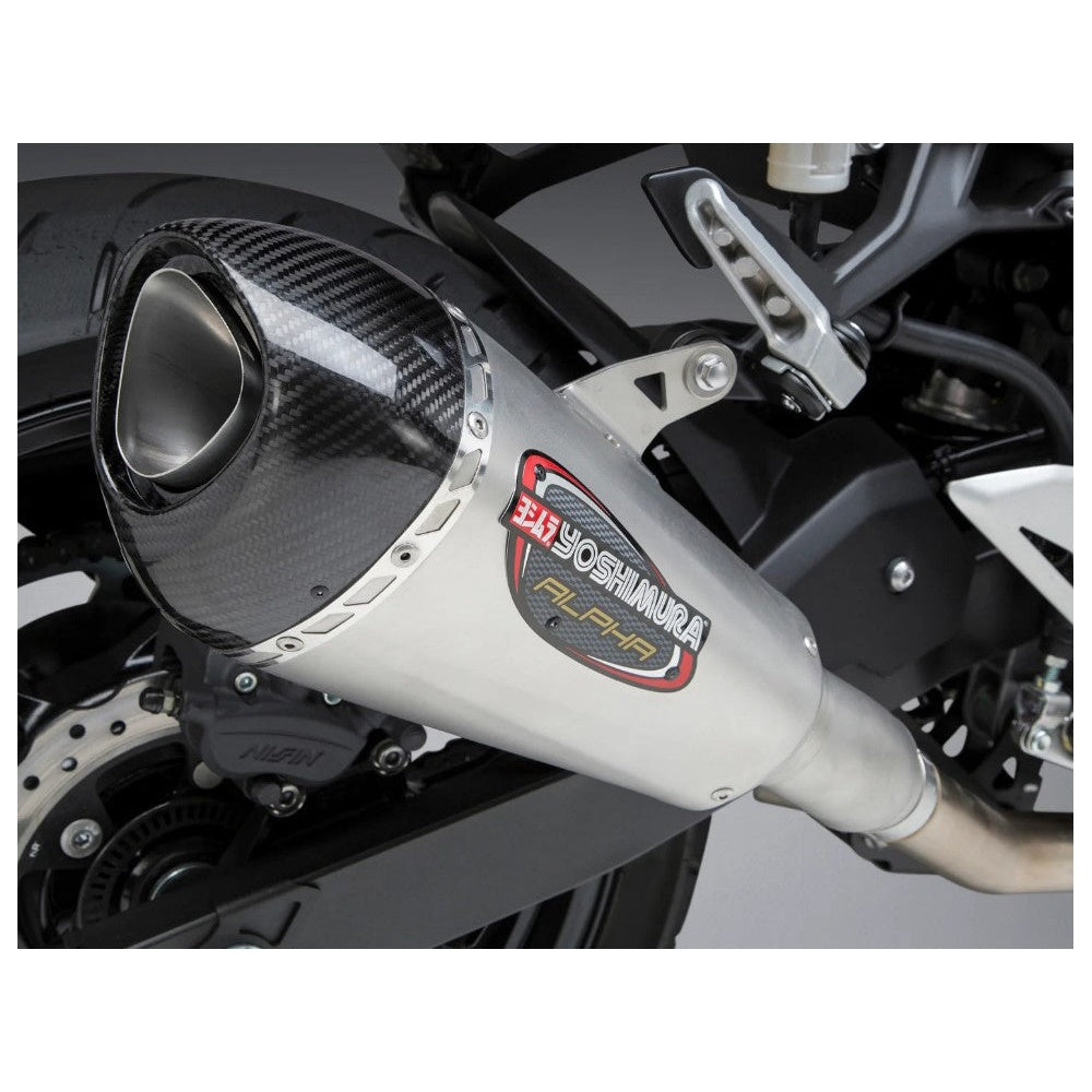 Exhaust Street Alpha T Slip On Ss Ss Cf Works