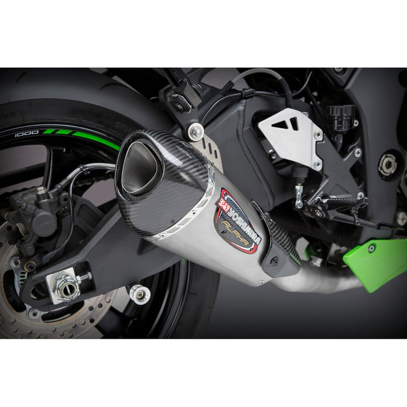 Exhaust Race Alpha T 3qtr Slip On Ss Ss Cf
