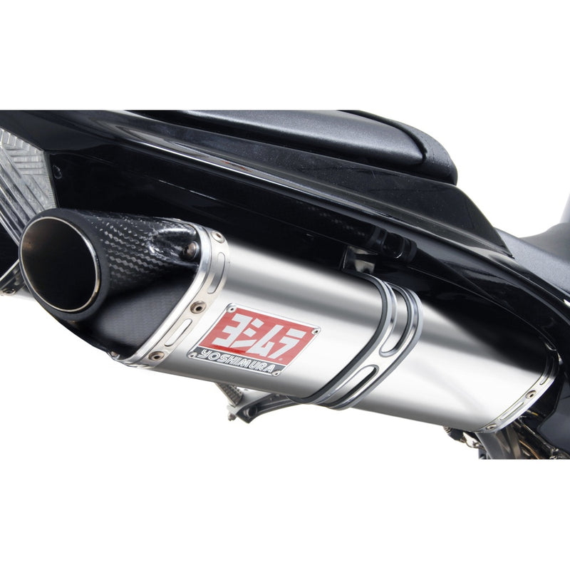 Yoshimura Street Dual Trc Slip On Exhaust Ss Ss Cf