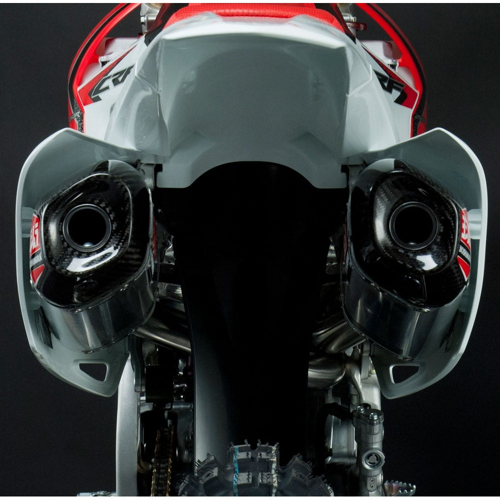 Rs 9 Header/Canister/End Cap Exhaust Dual System Ss Al Cf