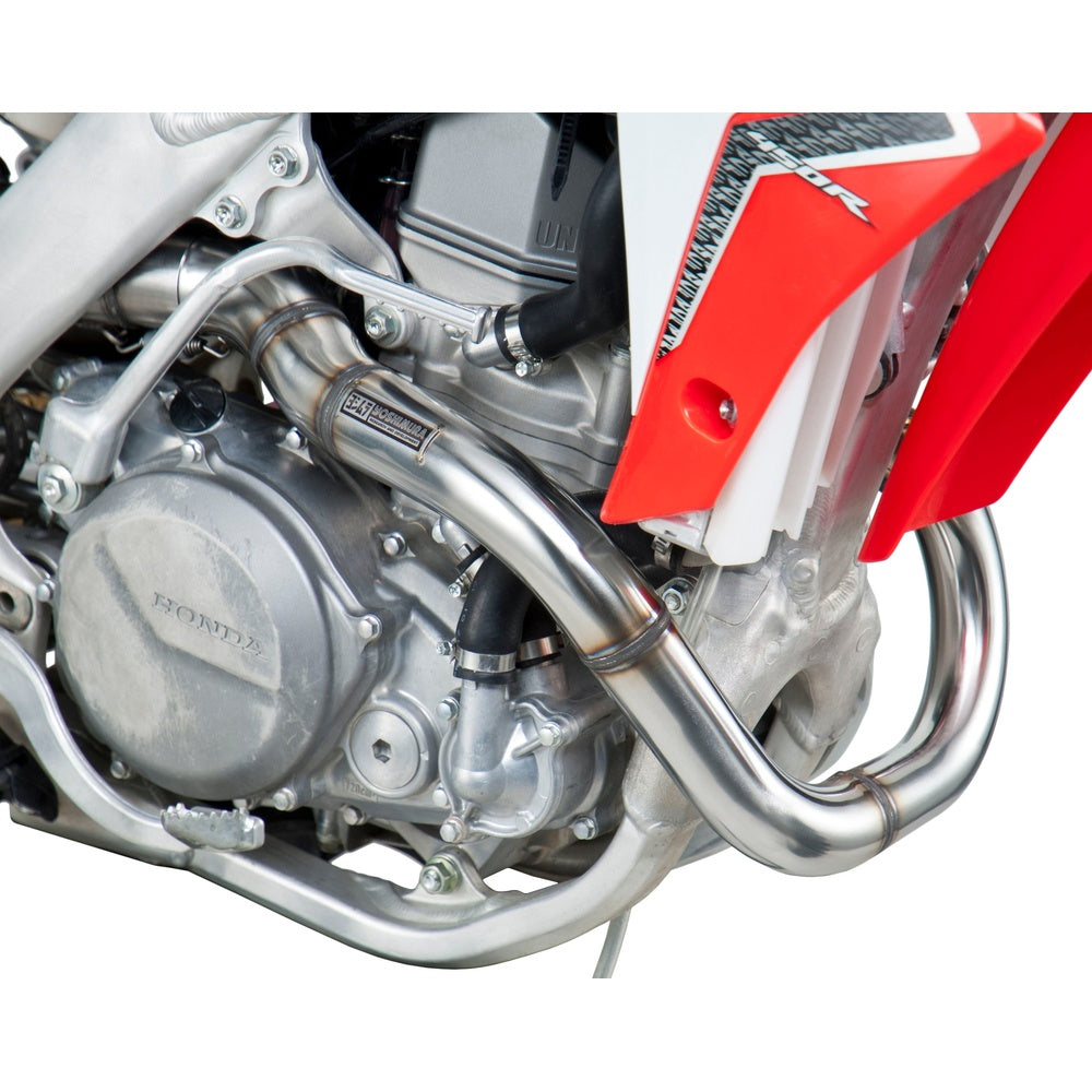 Rs 9 Header/Canister/End Cap Exhaust Dual System Ss Al Cf