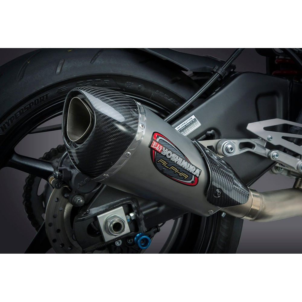 Exhaust Race Alpha T 3qtr Slip On Ss Ss Cf Works