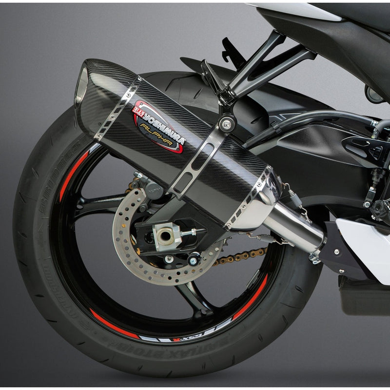 Yoshimura Exhaust Signature Alpha Slip-On Stainless Carbon Fiber Carbon Fiber