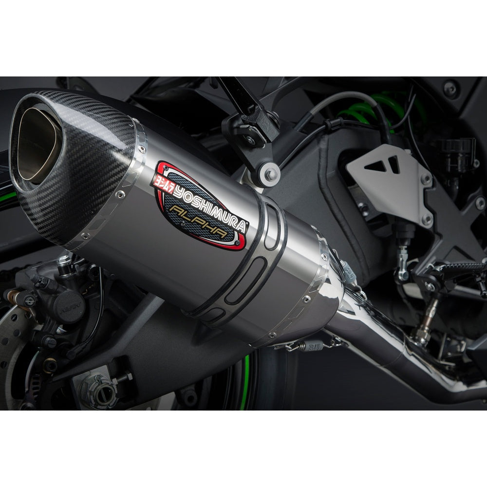 Race Alpha 3/4 System Exhaust Ss Ss Cf