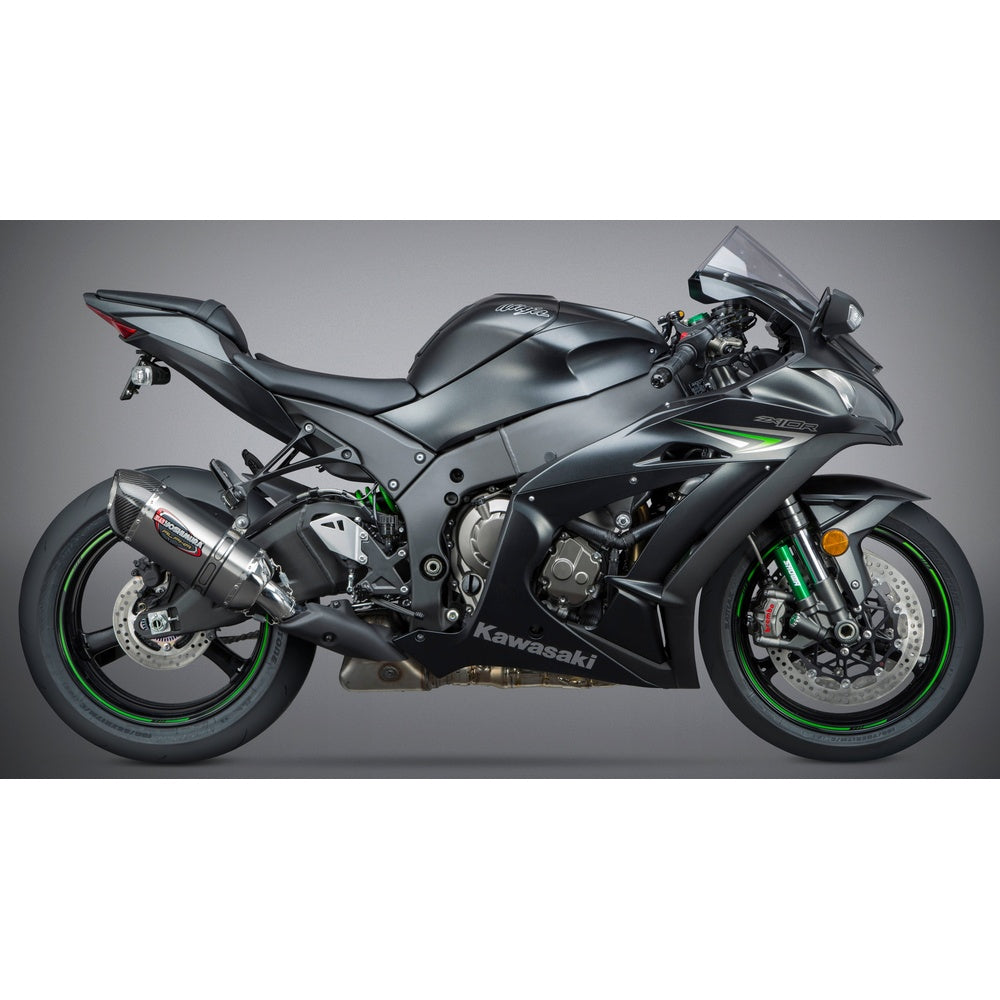 Street Alpha Slip On Exhaust Ss Ss Cf