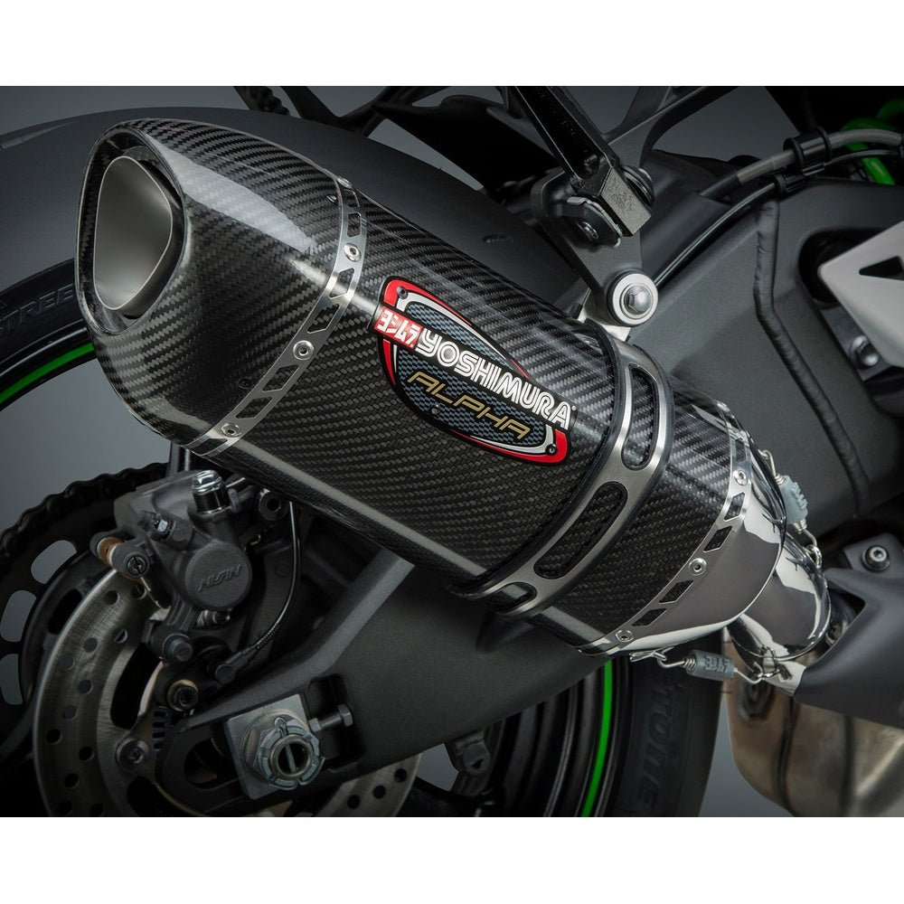 Street Alpha Slip On Exhaust Ss Cf Cf