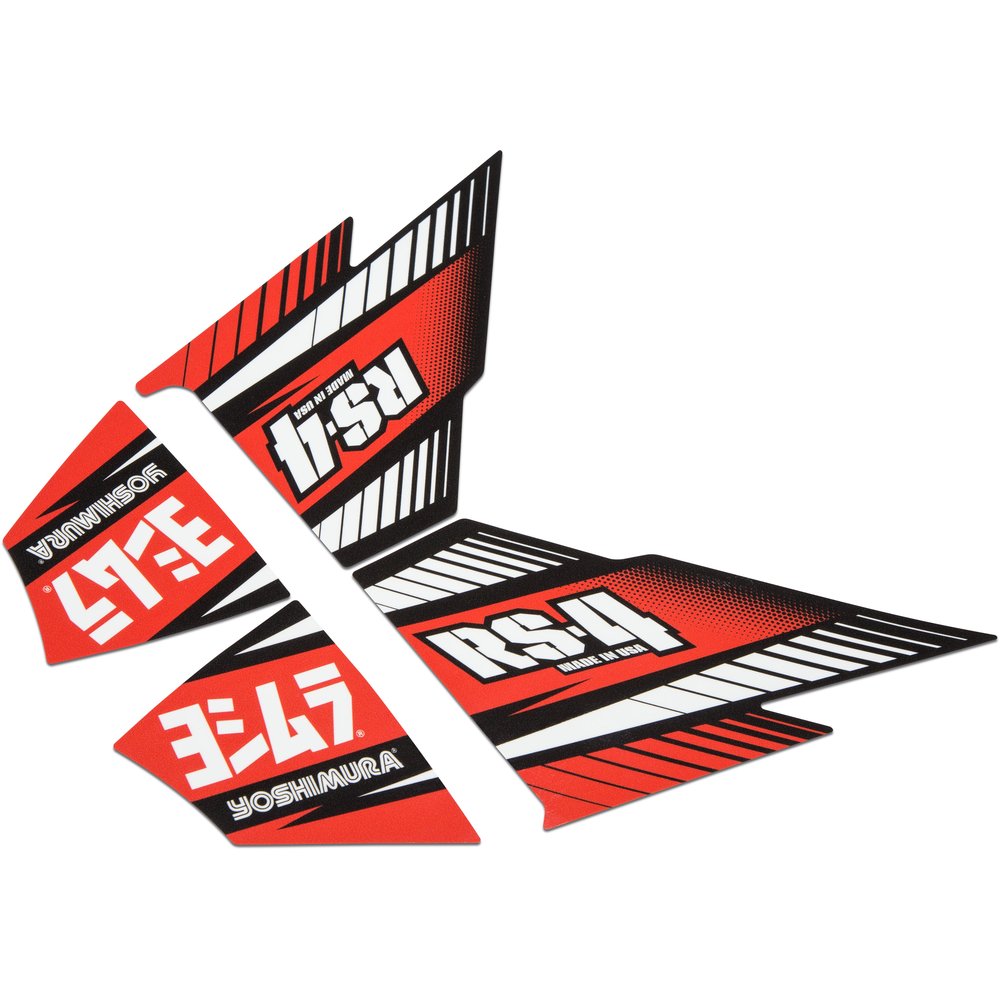 Rs 4 Muffler Decal Set 4/Pcs