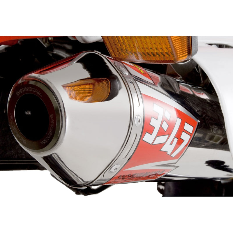 Yoshimura Rs 2 Header/Canister/End Cap Exhaust Slip-On Stainless Stainless Stainless - Honda XR650L (1993-2021)