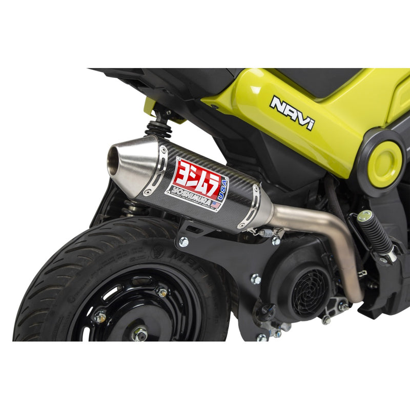 Yoshimura Exhaust Race Rs 2 Works Slip-On Stainless Carbon Fiber Stainless - Honda NVA110B Navi (2022)