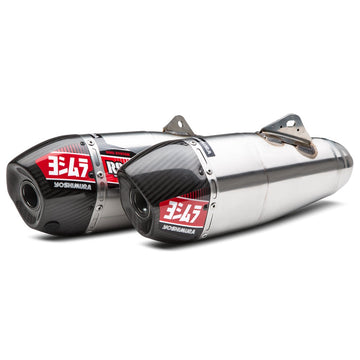 Rs 9 Header/Canister/End Cap Exhaust Dual Slip On Ss Al Cf