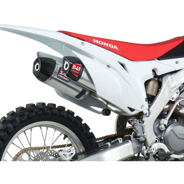Rs 9 Header/Canister/End Cap Exhaust Dual Slip On Ss Al Cf