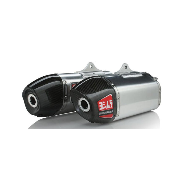 Rs 9 Header/Canister/End Cap Exhaust Dual Slip On Ss Al Cf