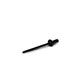 Muffler Name Badge Rivet Black Replacement Part