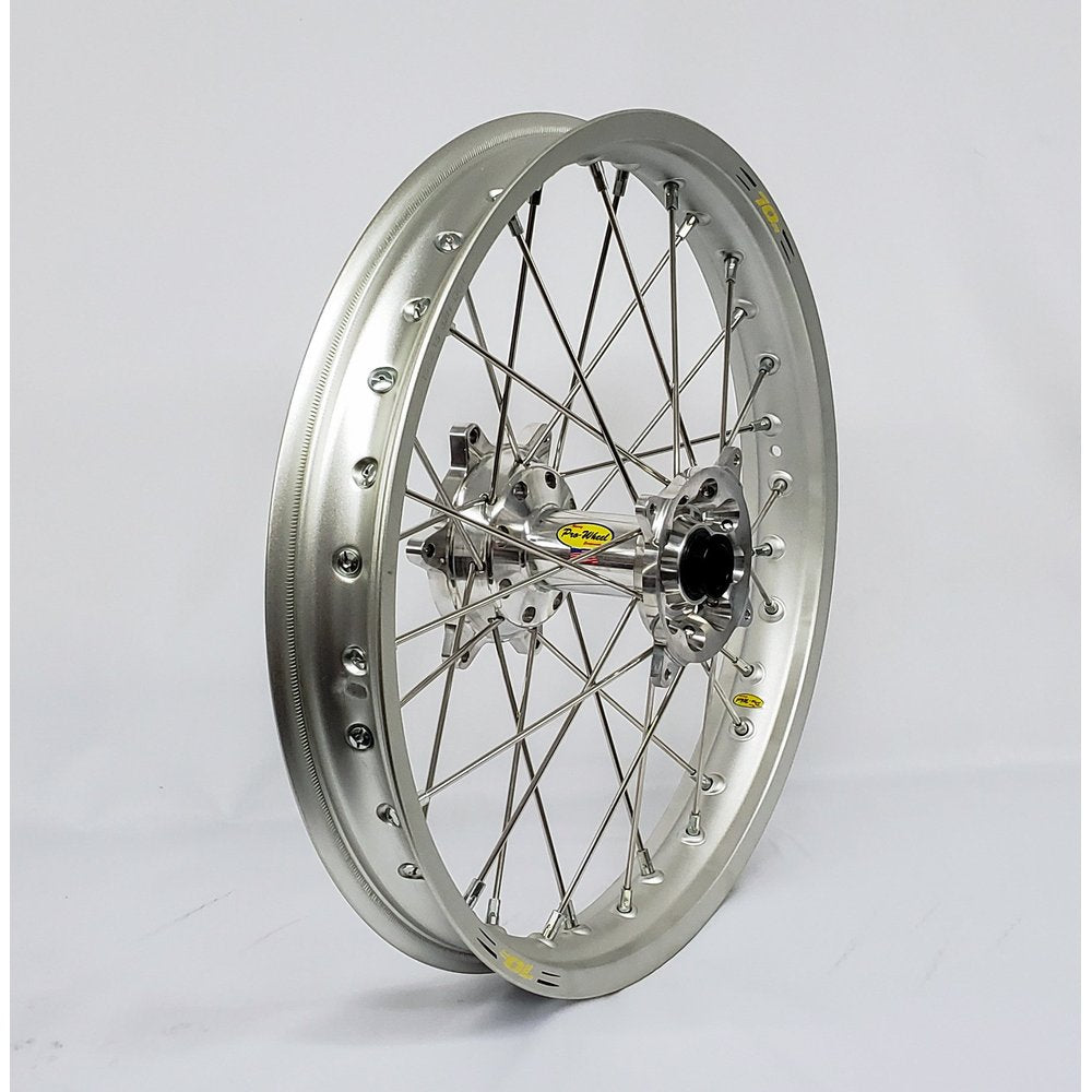 Wheel Rear 1.60x14 Silver Hub Sil Rim/Sil Spoke/Sil Nipple