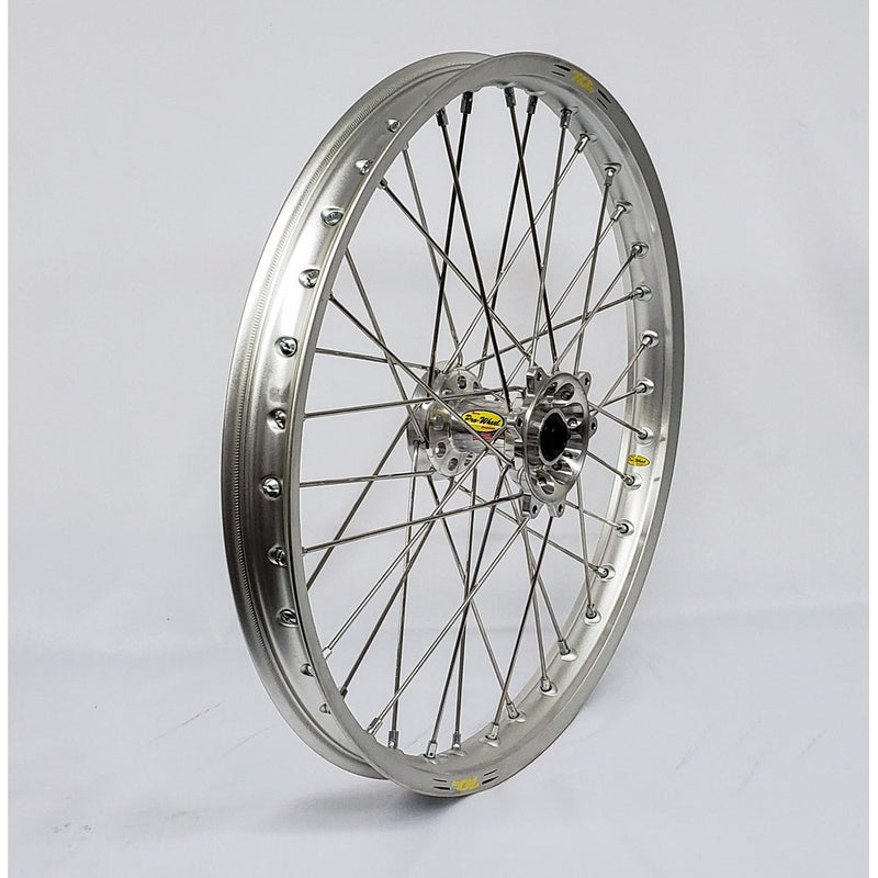 Wheel Front 1.60x21 Silver Hub Sil Rim/Sil Spoke/Sil Nipple