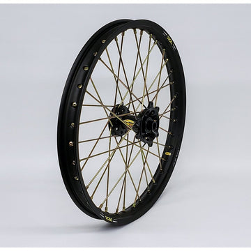 Wheel Front 1.60x21 Black Hub Blk Rim/Gld Spoke/Gld Nipple
