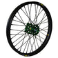 Wheel Front 1.60x21 Green Hub Blk Rim/Blk Spoke/Blk Nipple