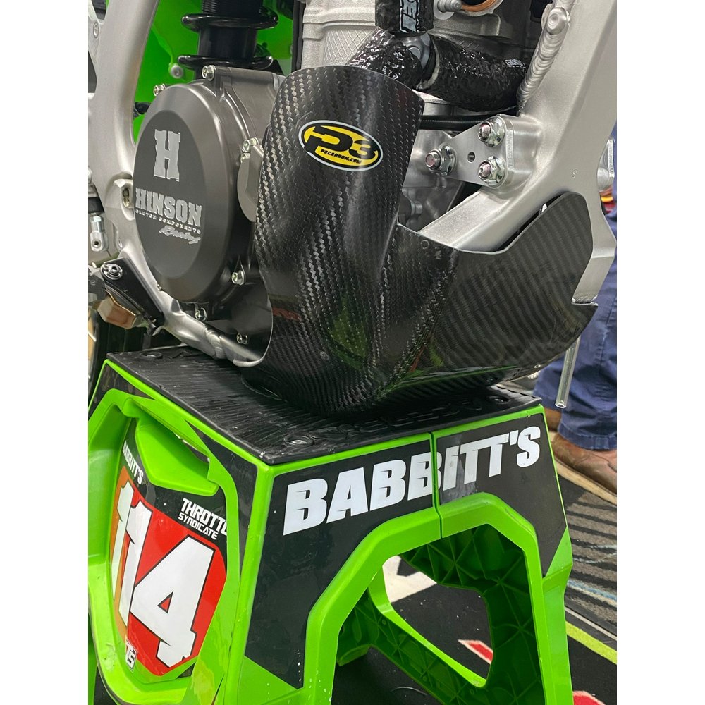 Skid Plates Carbon Fiber Kaw