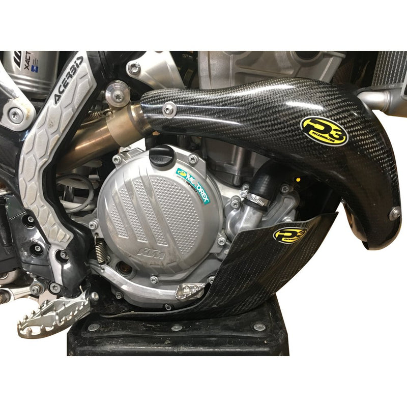 Heat Shield Carbon Stk Pipe Ktm/Hus