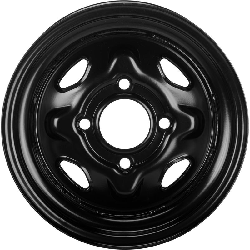 Sedona Steel 12x7 4/110 2+5 Blk Rear