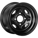 Sedona Steel 12x7 4/110 5+2 Blk Front