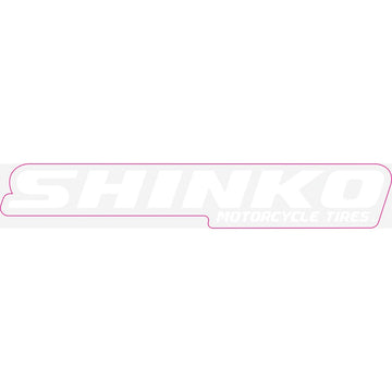 20" Die Cut Sedona Sticker White   Each