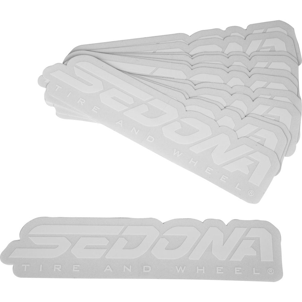 6" Sedona Decal Pack Of 20 White