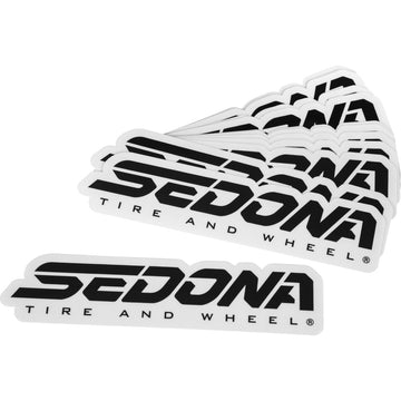 6" Sedona Decal Pack Of 20 Black