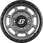 Rift Wheel 15x7 4/156 5+2 (+10mm) Carbon Grey