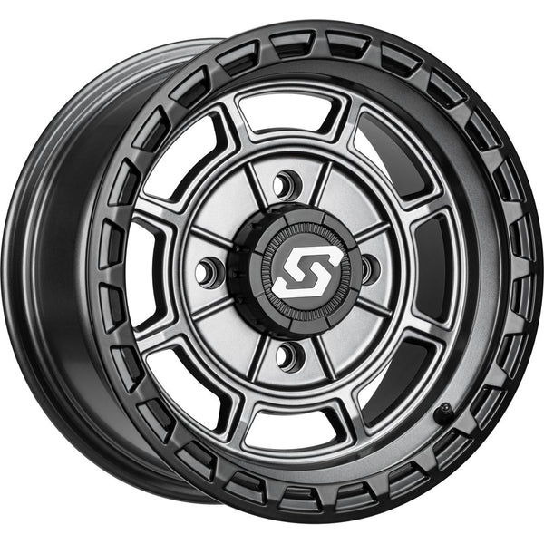Rift Wheel 14x7 4/156 5+2 (+10mm) Carbon Grey