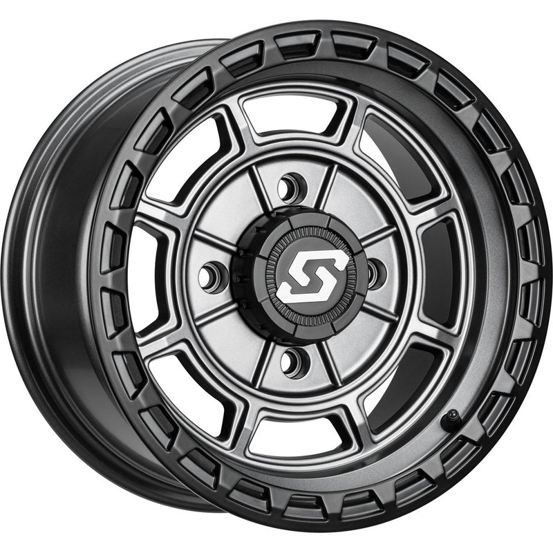 Rift Wheel 14x7 4/137 5+2 (+10mm) Carbon Grey