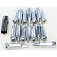 Spike Lug Nut 12mmx1.50 60' Chrome Tapered W/Key