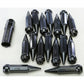 Spike Lug Nut 10mmx1.25 60' Black Tapered 14mm Hd W/Key