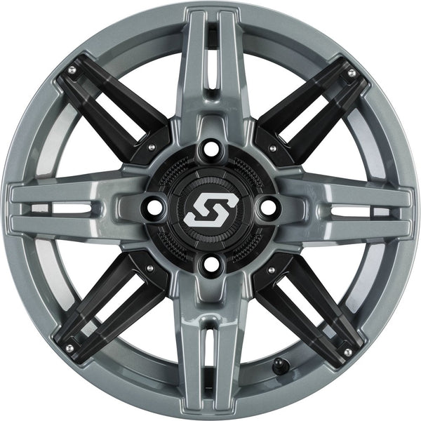 Rukus Le Wheel 14x7 4/137 6+1 (+30mm) Blk/Stealth Grey