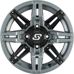 Rukus Le Wheel 14x7 4/137 6+1 (+30mm) Blk/Stealth Grey