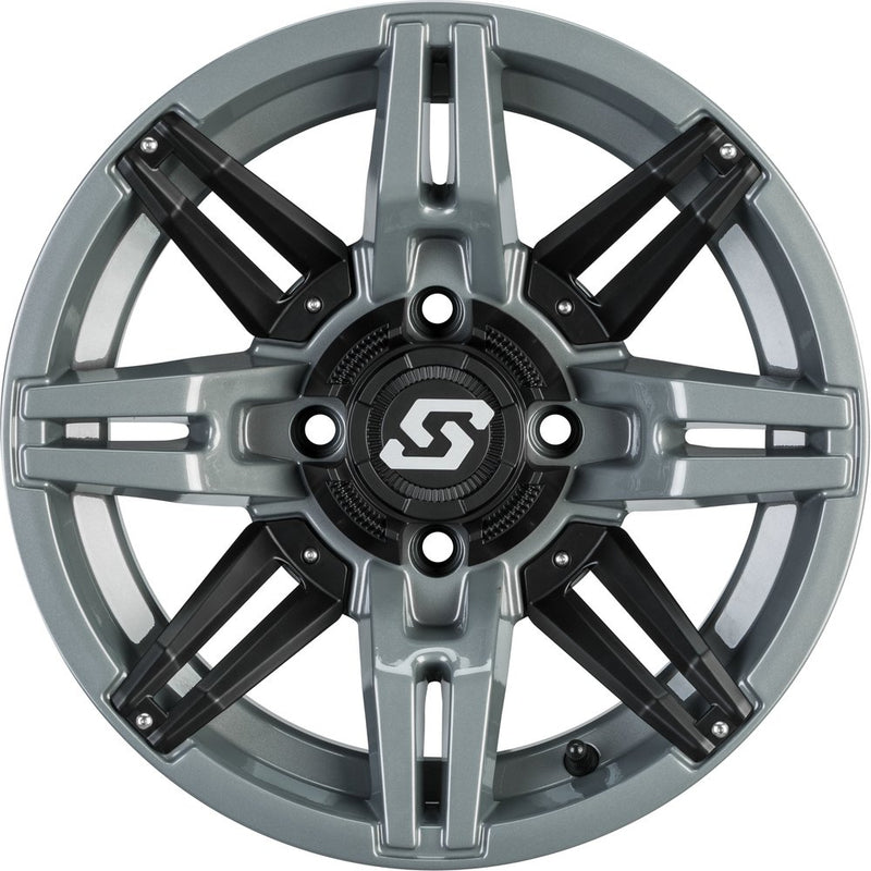 Rukus Le Wheel 14x7 4/137 6+1 (+30mm) Blk/Stealth Grey