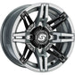 Rukus Le Wheel 14x7 4/137 6+1 (+30mm) Blk/Stealth Grey