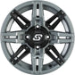 Rukus Le Wheel 14x7 4/110 6+1 (+30mm) Blk/Stealth Grey